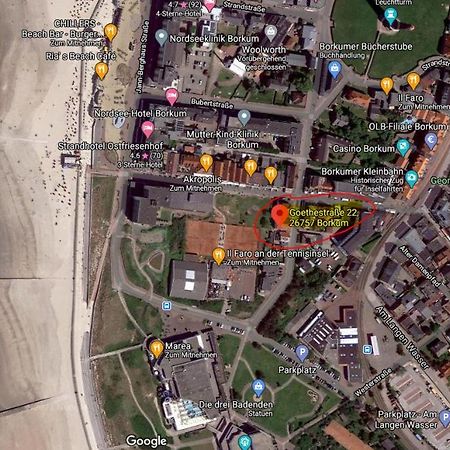 Apartamento Haus Kleeblatt Borkum Exterior foto